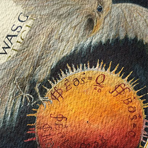 in-the-beginning - calligraphy detail